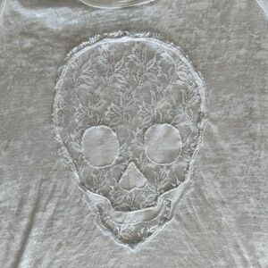 Lace Skull Design Alternative Top